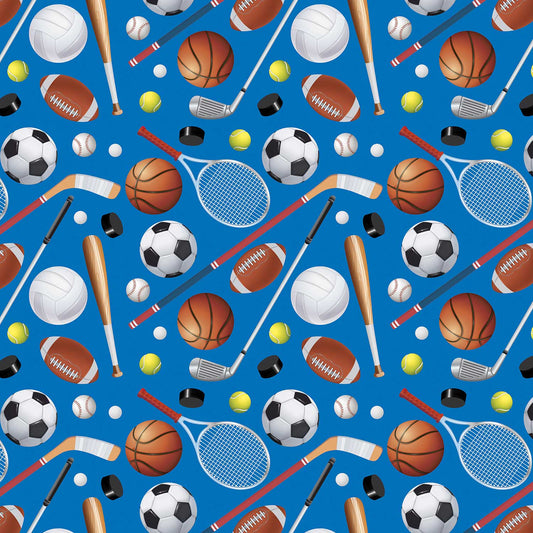 Sports Gift Wrap by Present Paper