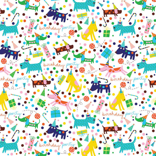 Barkday Dogs Birthday Gift Wrap by Present Paper