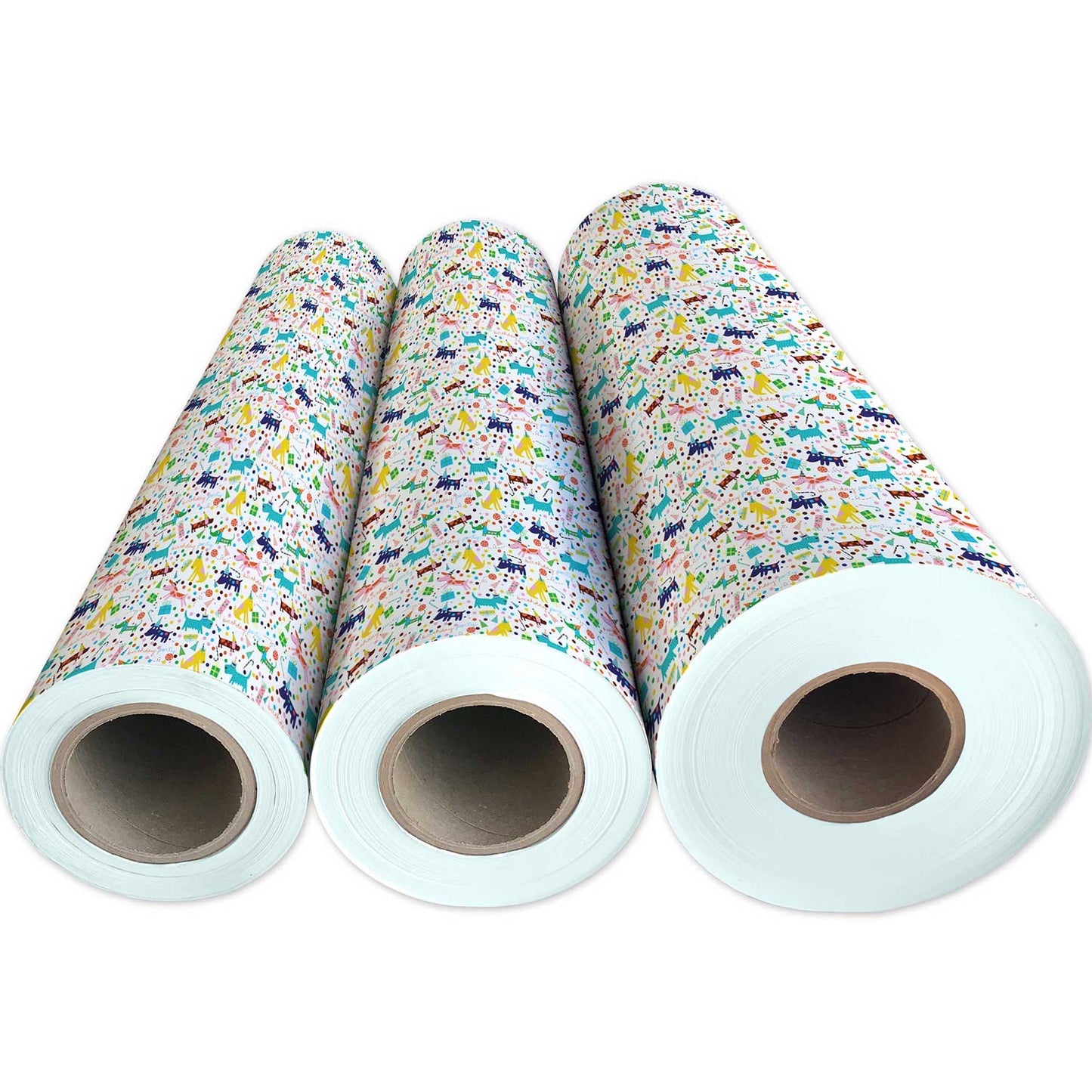 Barkday Dogs Birthday Gift Wrap by Present Paper