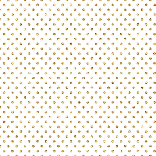 Holographic Gold Dots Gift Wrap by Present Paper