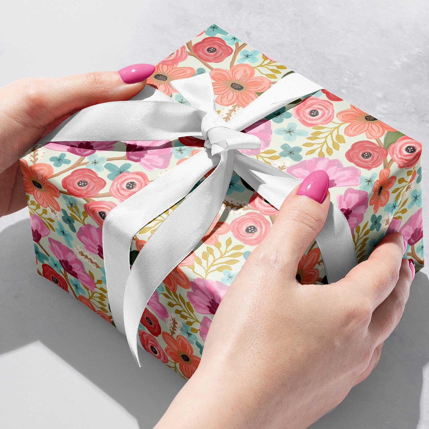 Gypsy Floral Gift Wrap by Present Paper