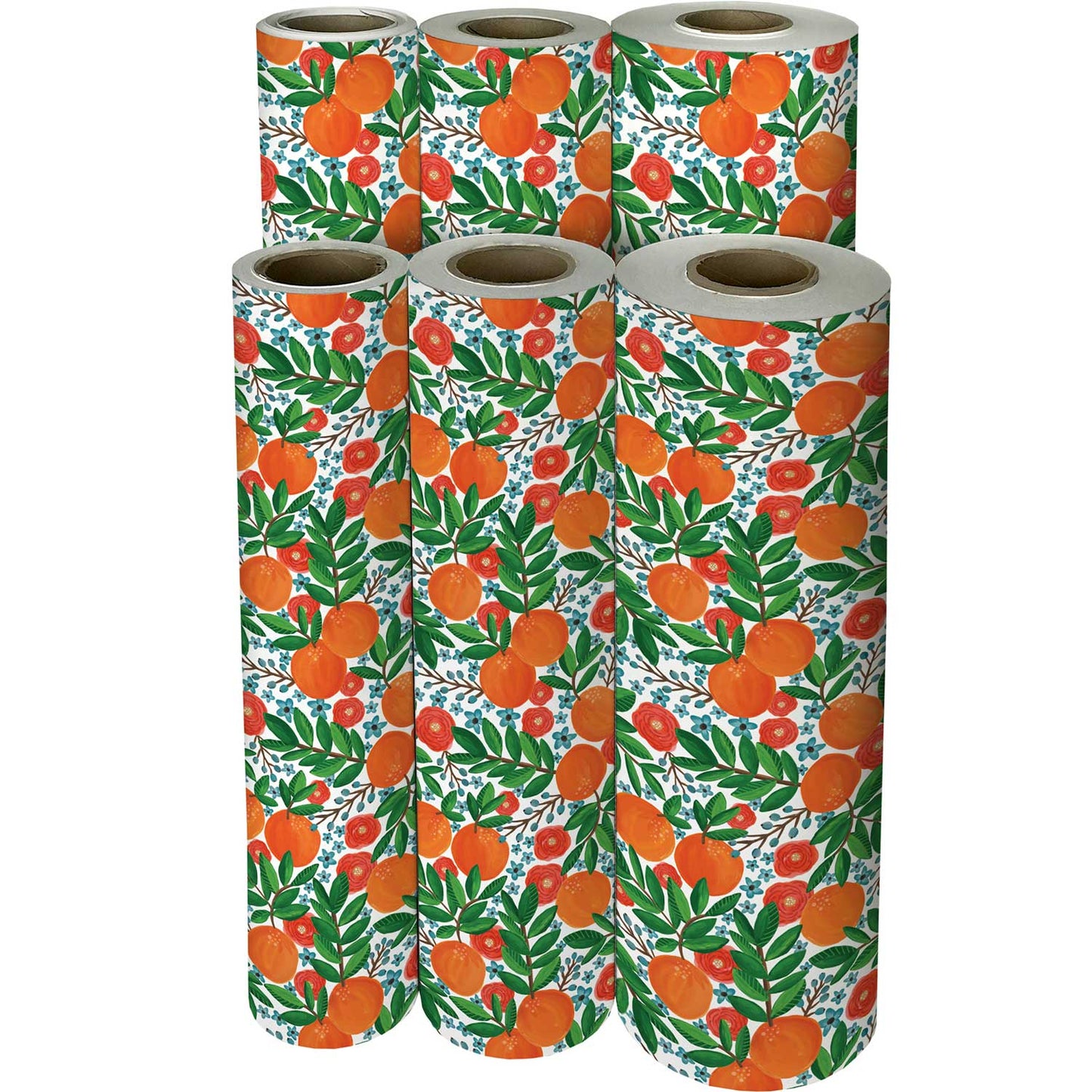 Orange Grove Gift Wrap by Present Paper