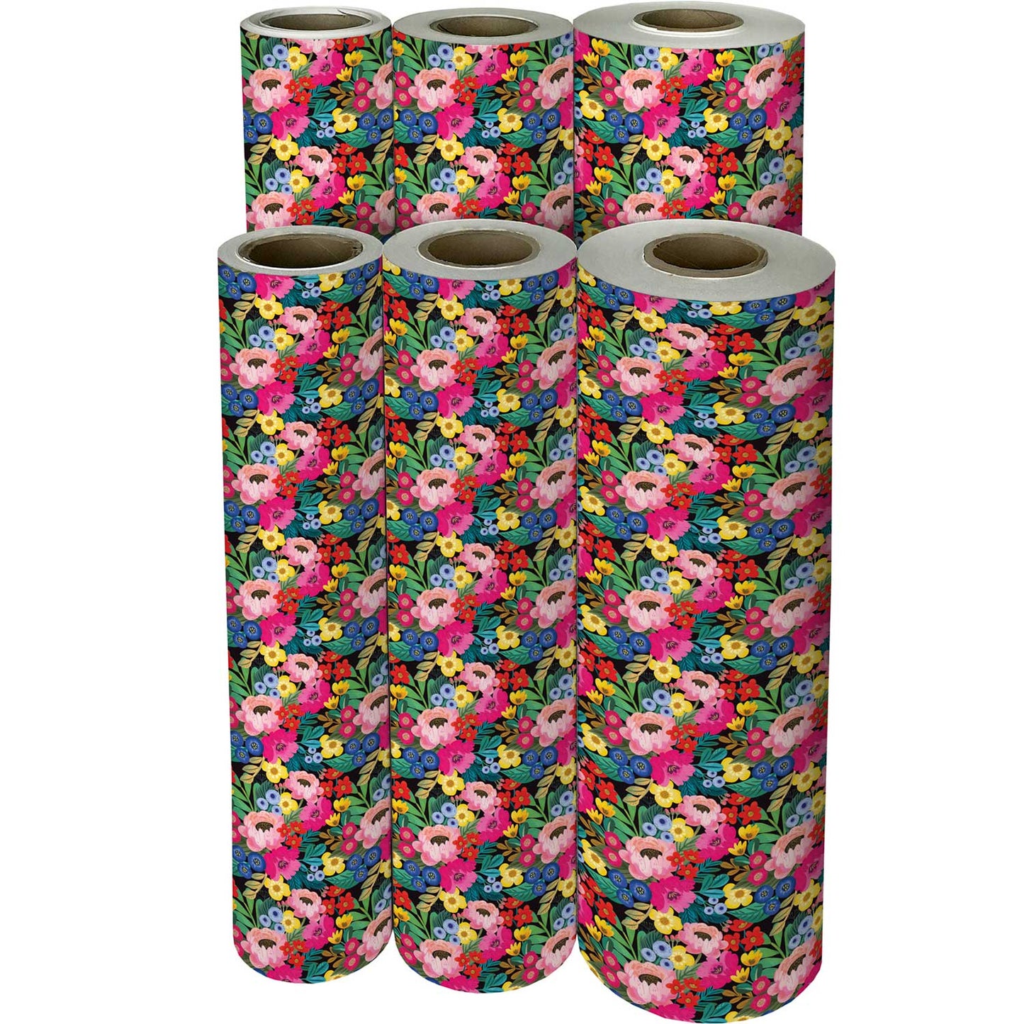 Floral Burst Gift Wrap by Present Paper