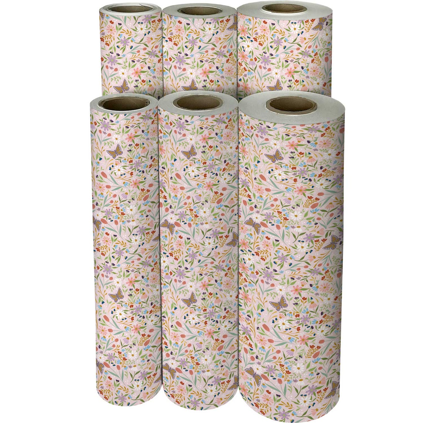 Delicate Floral Gift Wrap by Present Paper