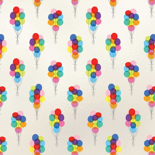 Bunch of Balloons Birthday Gift Wrap by Present Paper