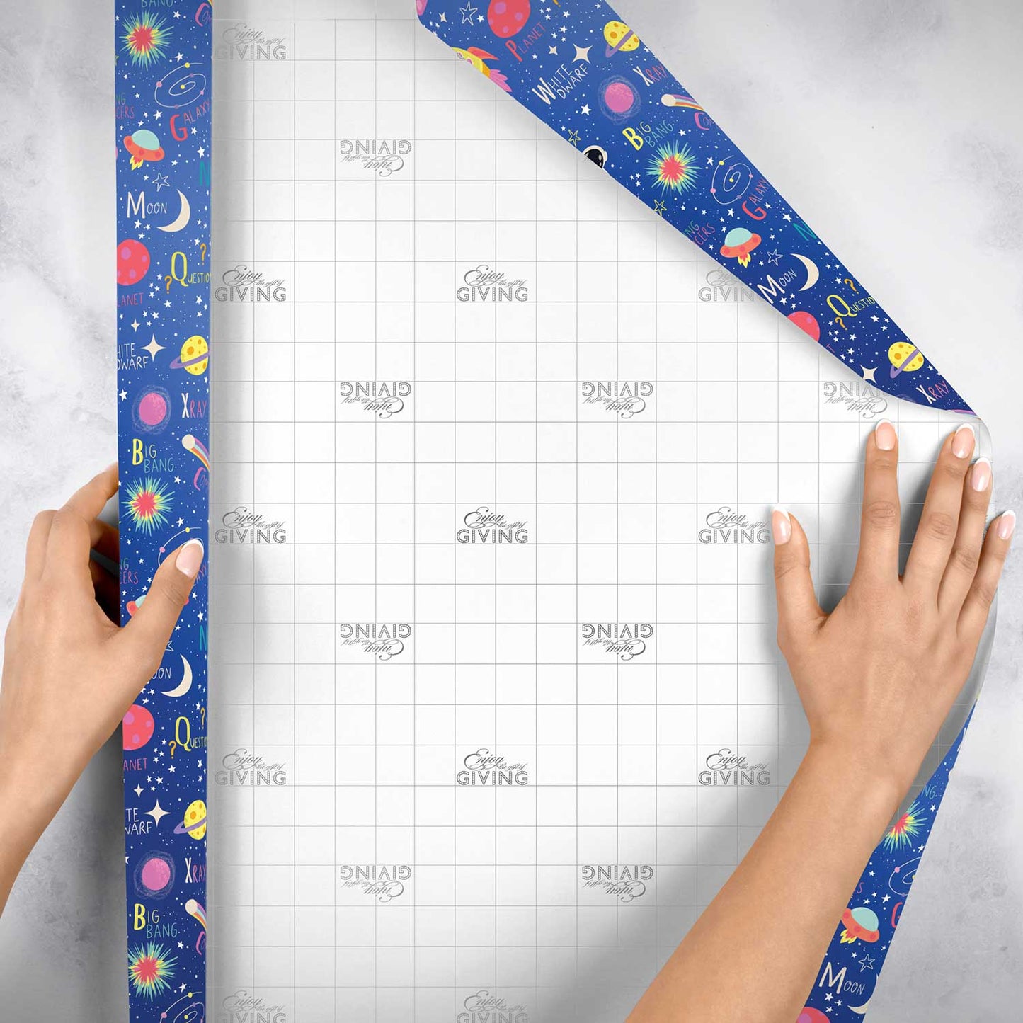 Outer Space Kids Gift Wrap by Present Paper