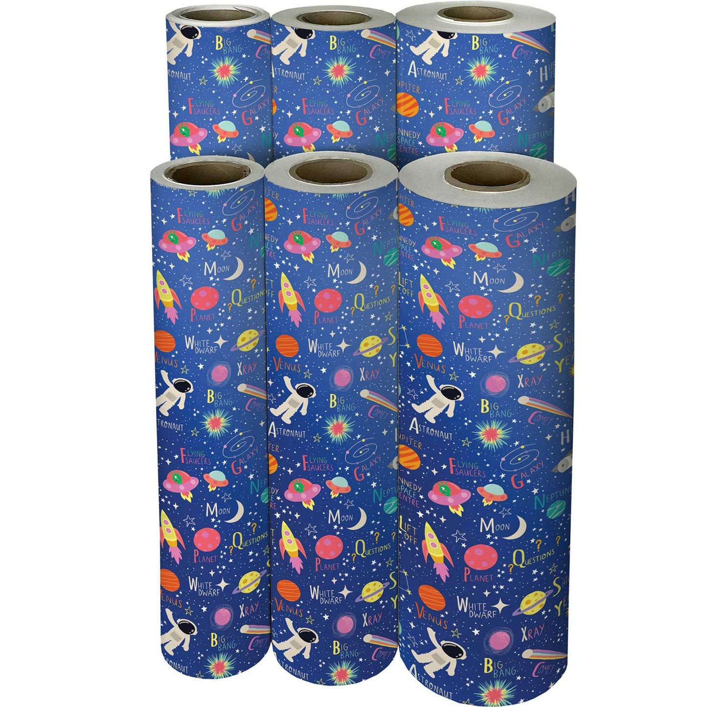 Outer Space Kids Gift Wrap by Present Paper