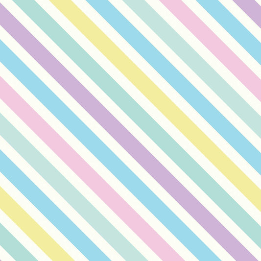 Pastel Stripe Baby Gift Wrap by Present Paper