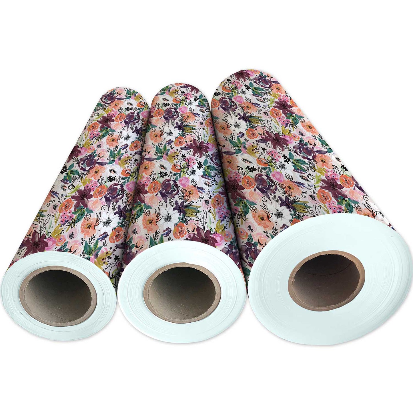 Twig & Twine Floral Gift Wrap by Present Paper