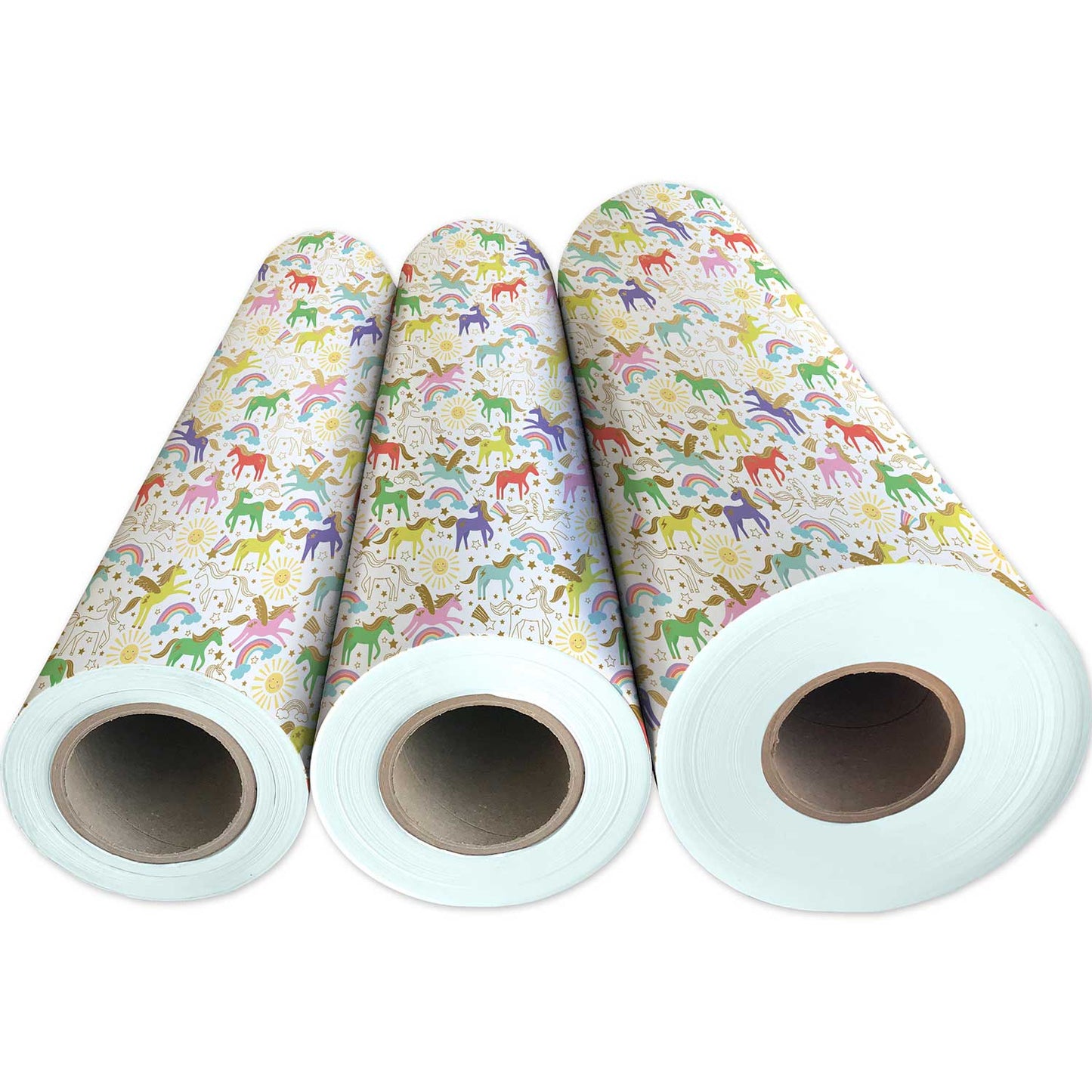 Unicorns Birthday Gift Wrap by Present Paper