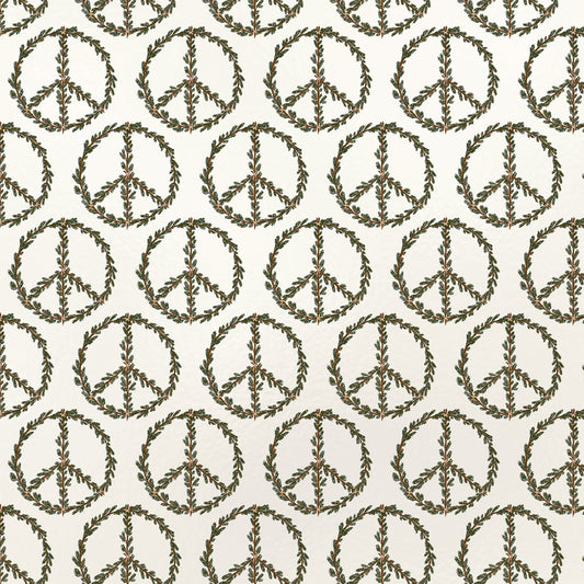 Peace Christmas Gift Wrap by Present Paper