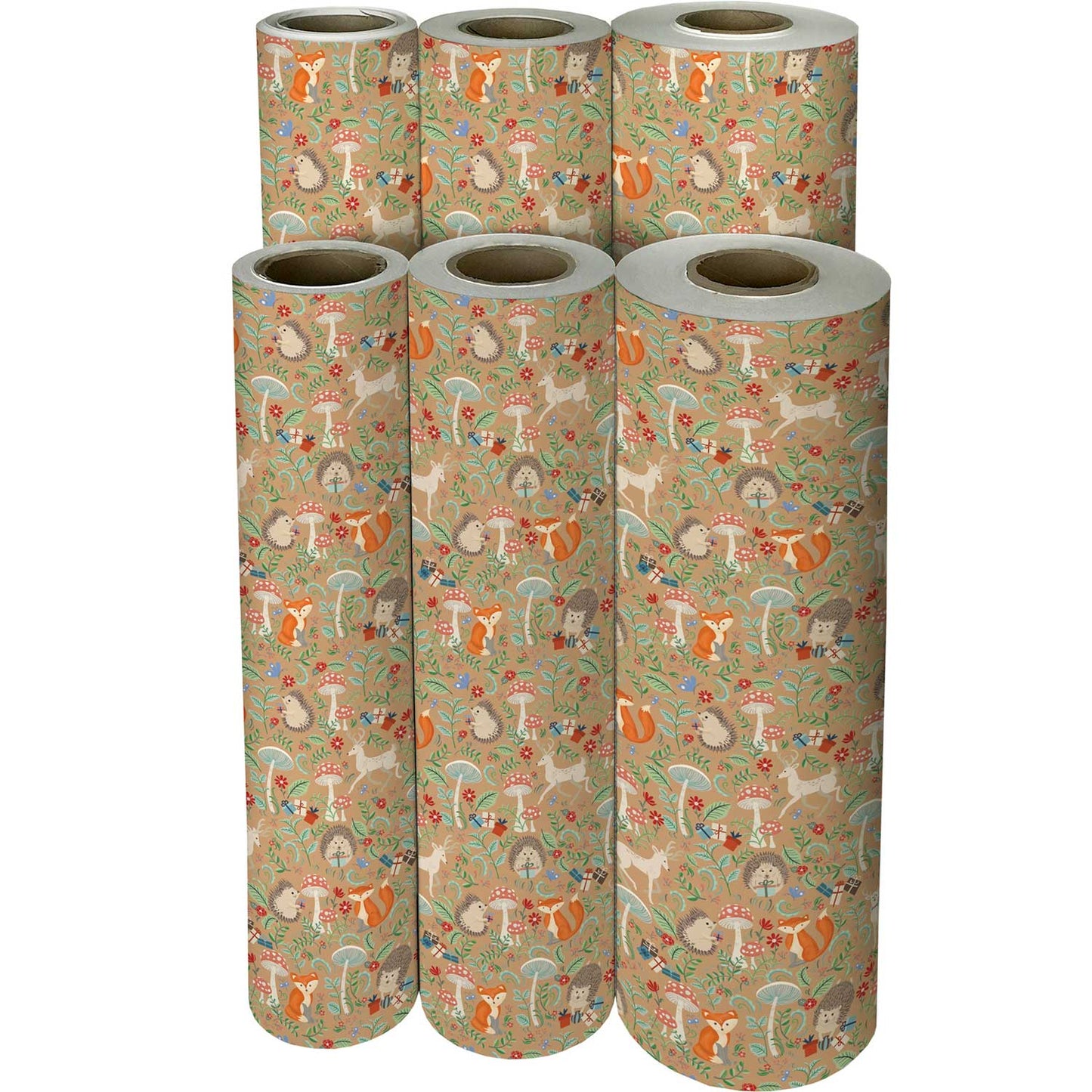 Krafty Fox Baby Gift Wrap by Present Paper