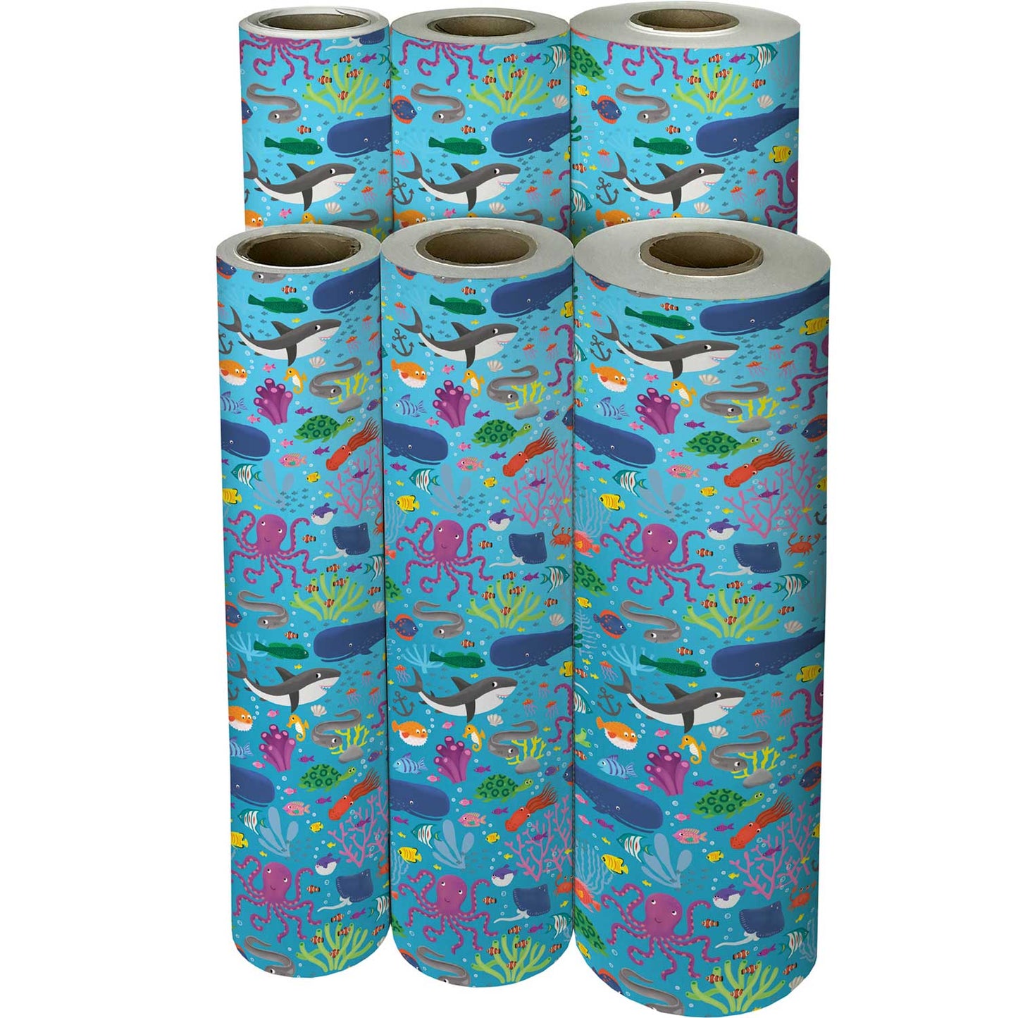 Ocean Friends Kids Gift Wrap by Present Paper