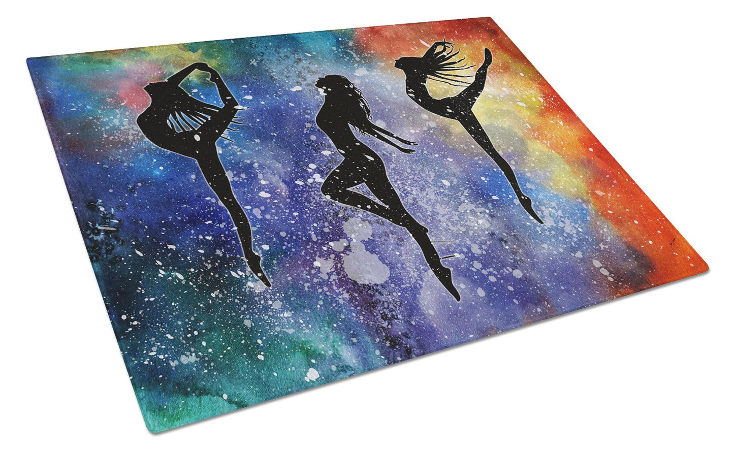 Dancers Glass Cutting Board Large BB5372LCB by Caroline's Treasures