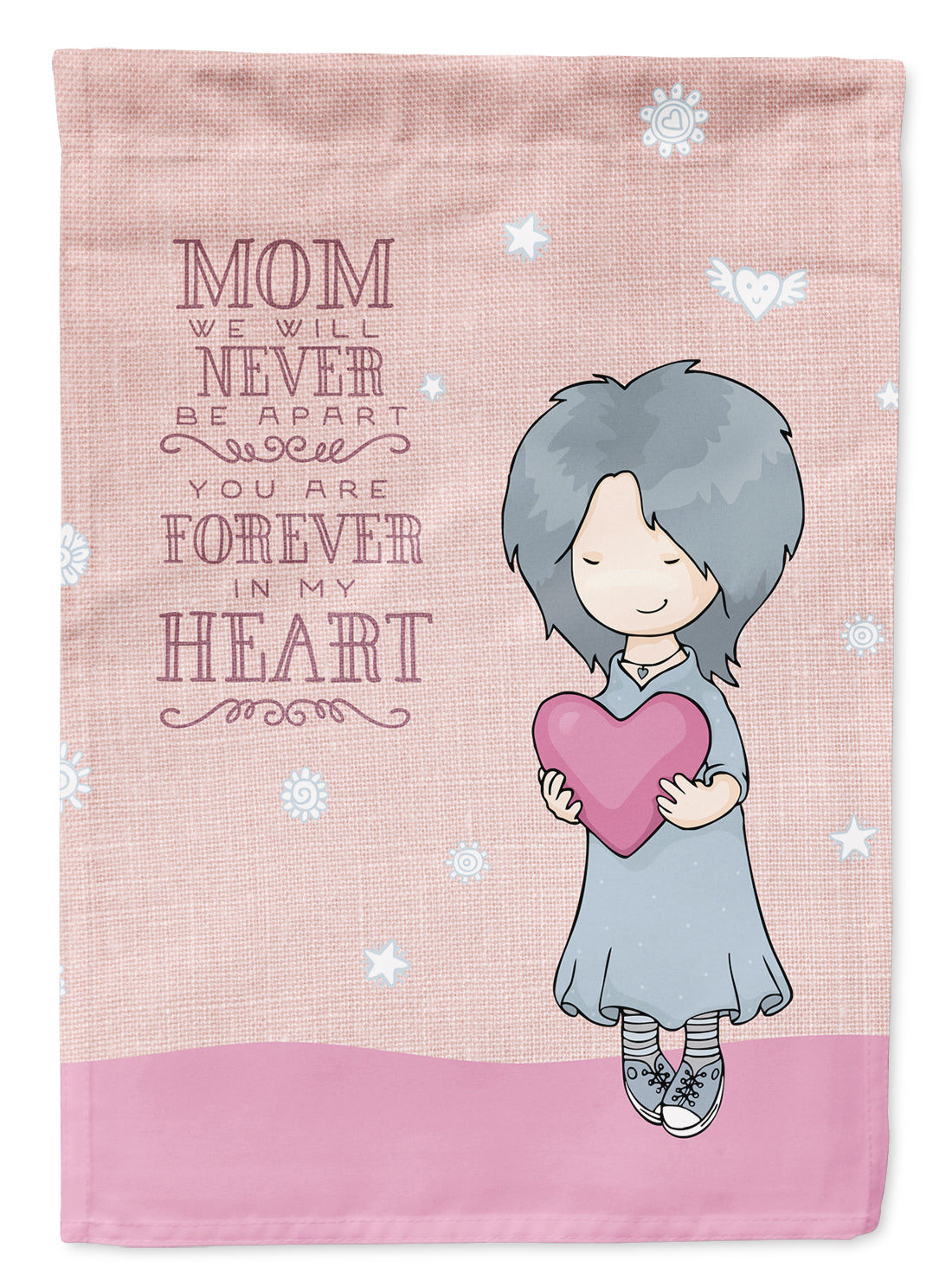 Mom Forever in My Heart Flag Garden Size BB5415GF by Caroline's Treasures