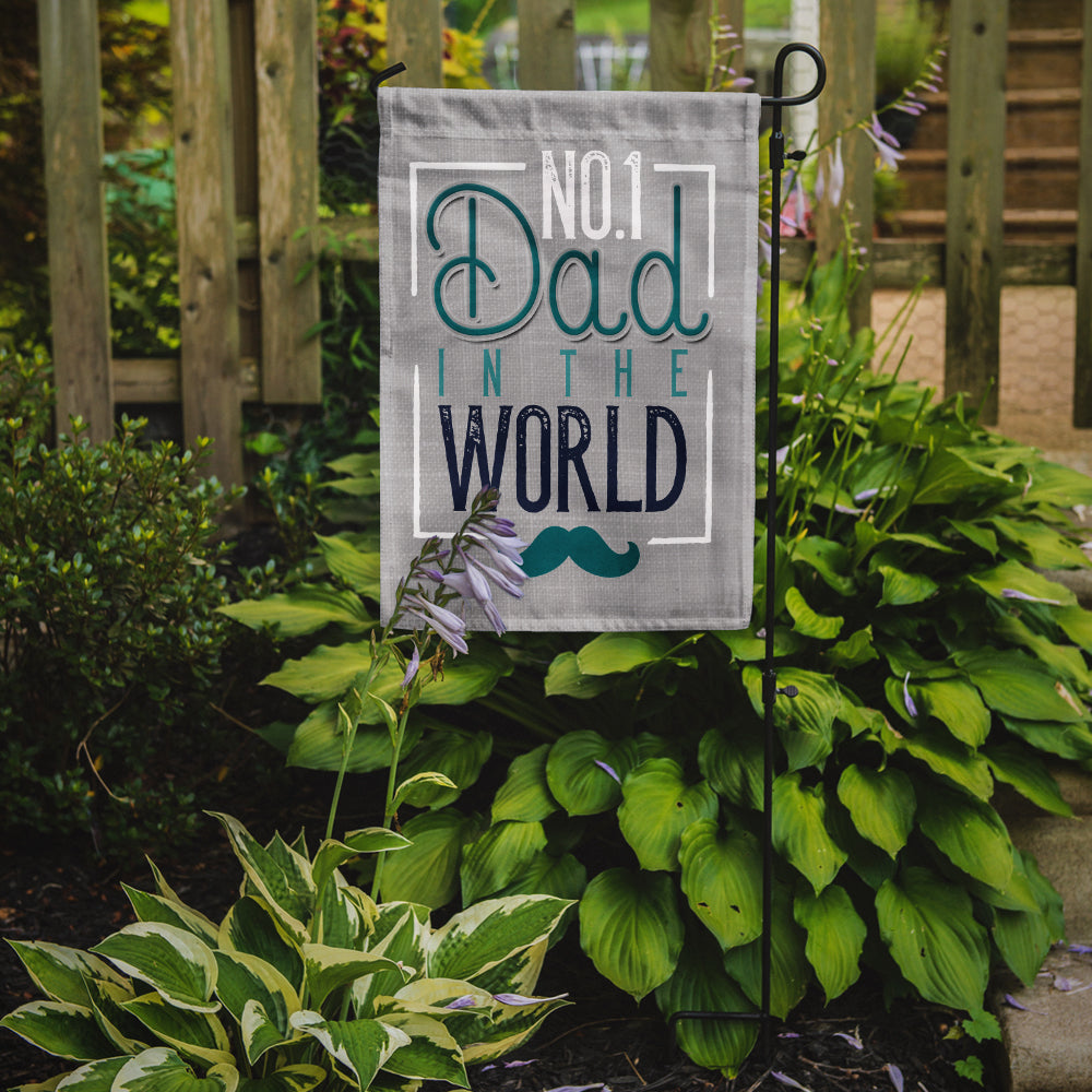 No 1 Dad in the World Flag Garden Size BB5427GF by Caroline's Treasures