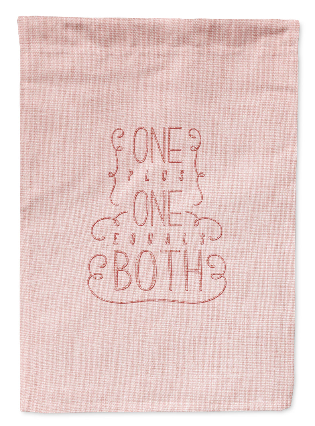 One Plus One Equals Both Flag Garden Size BB5461GF by Caroline's Treasures