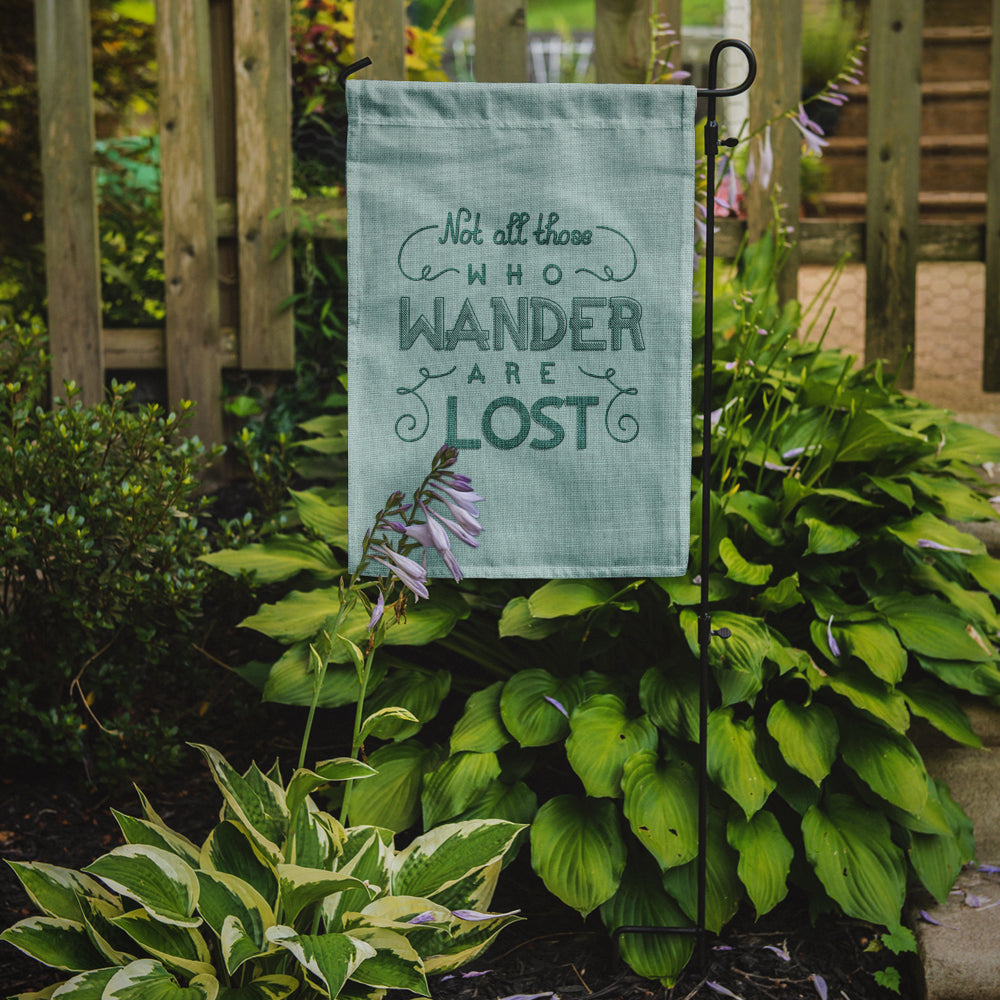 Not All Who Wander are Lost Flag Garden Size BB5466GF by Caroline's Treasures