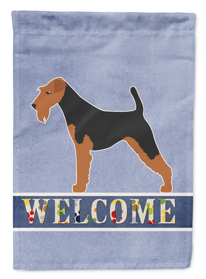 Welsh Terrier Welcome Flag Canvas House Size BB5489CHF by Caroline's Treasures