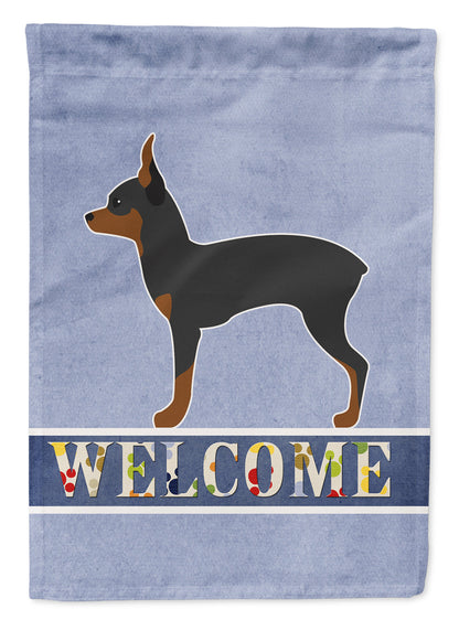 Toy Fox Terrier Welcome Flag Garden Size BB5491GF by Caroline's Treasures