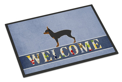 Toy Fox Terrier Welcome Indoor or Outdoor Mat 24x36 BB5491JMAT by Caroline's Treasures