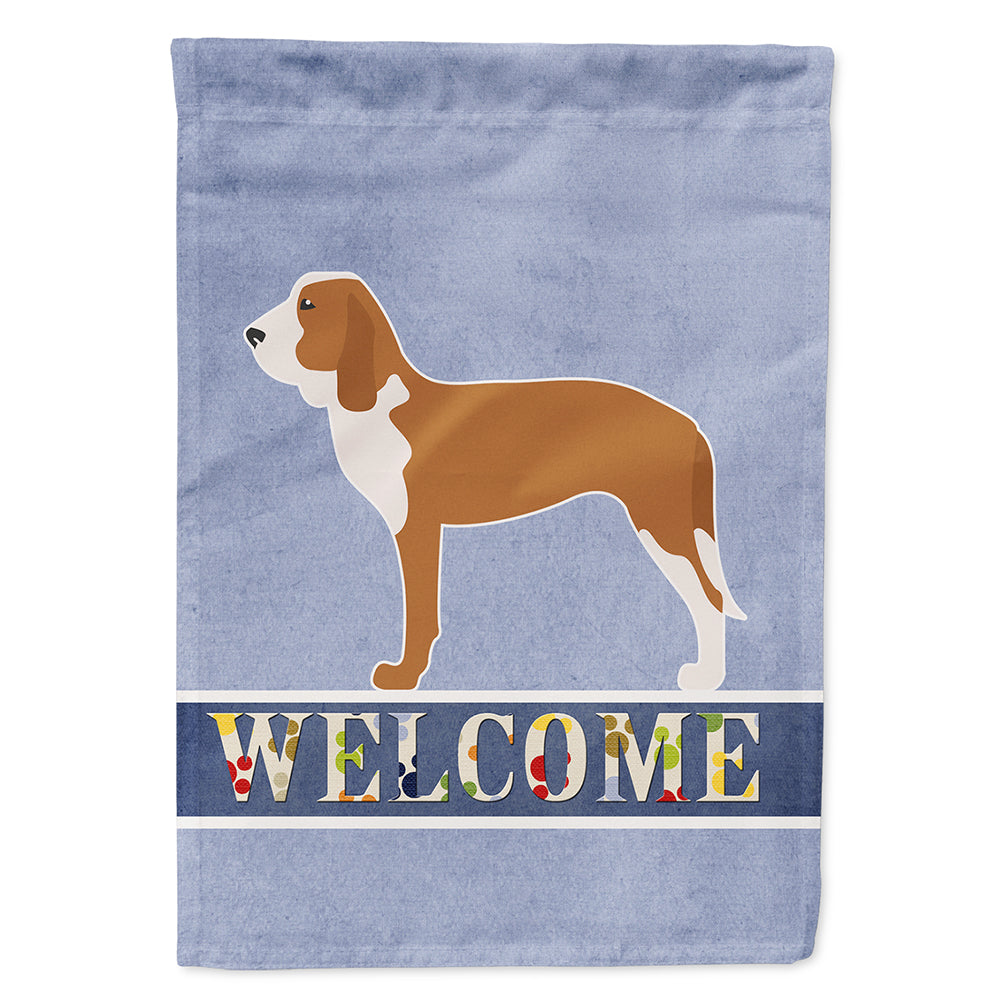 Spanish Hound Welcome Flag Canvas House Size BB5495CHF by Caroline's Treasures