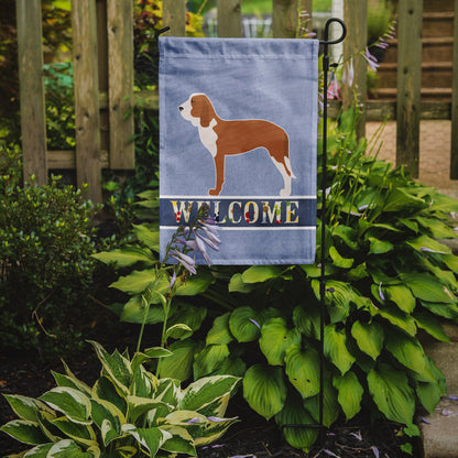 Spanish Hound Welcome Flag Garden Size BB5495GF by Caroline's Treasures