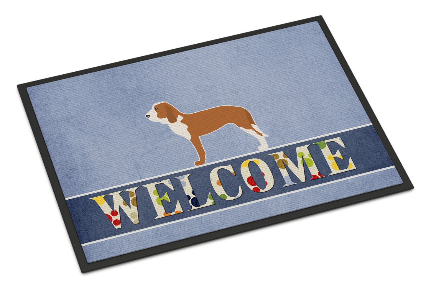 Spanish Hound Welcome Indoor or Outdoor Mat 18x27 BB5495MAT by Caroline's Treasures