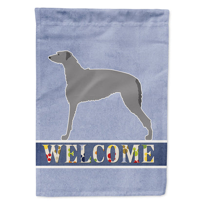 Scottish Deerhound Welcome Flag Canvas House Size BB5500CHF by Caroline's Treasures