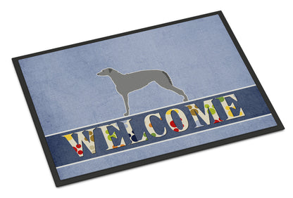 Scottish Deerhound Welcome Indoor or Outdoor Mat 18x27 BB5500MAT by Caroline's Treasures