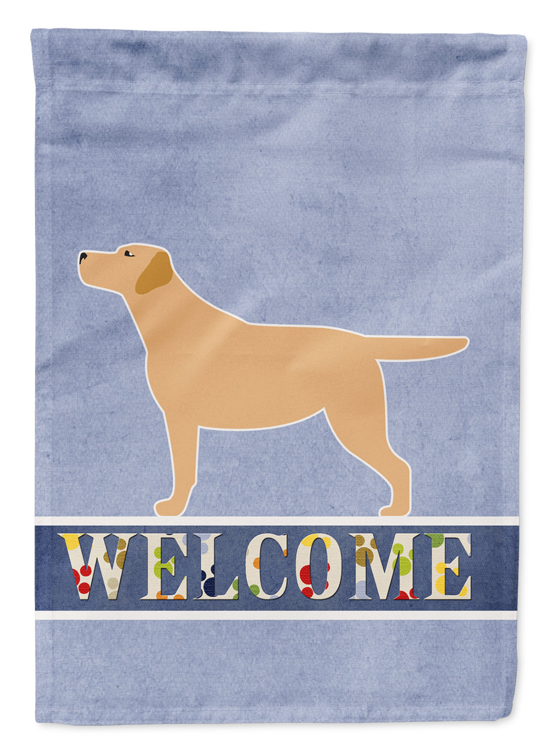 Yellow Labrador Retriever Welcome Flag Garden Size BB5501GF by Caroline's Treasures