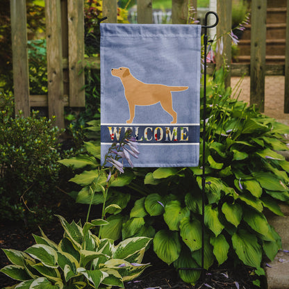 Yellow Labrador Retriever Welcome Flag Garden Size BB5501GF by Caroline's Treasures