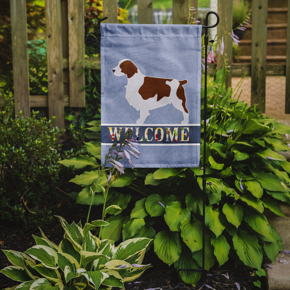 Welsh Springer Spaniel Welcome Flag Garden Size BB5504GF by Caroline's Treasures