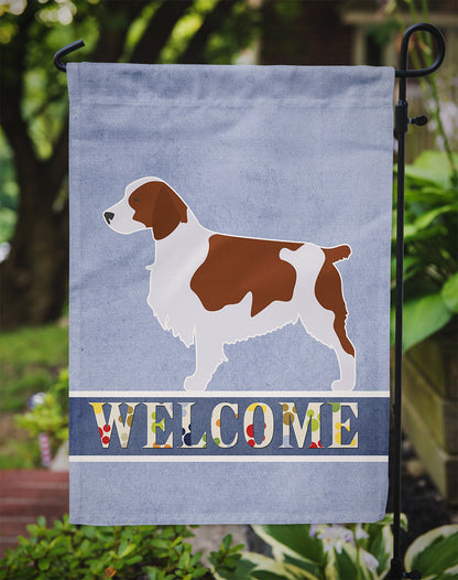 Welsh Springer Spaniel Welcome Flag Garden Size BB5504GF by Caroline's Treasures