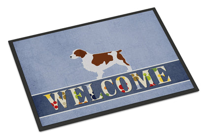 Welsh Springer Spaniel Welcome Indoor or Outdoor Mat 24x36 BB5504JMAT by Caroline's Treasures