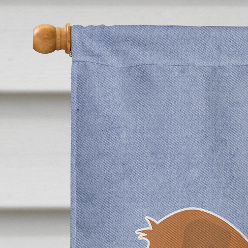 Norfolk Terrier Welcome Flag Canvas House Size BB5513CHF by Caroline's Treasures