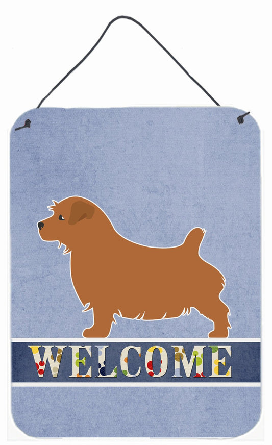 Norfolk Terrier Welcome Wall or Door Hanging Prints BB5513DS1216 by Caroline's Treasures