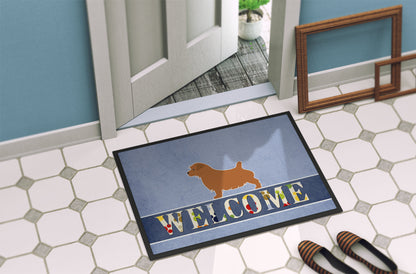 Norfolk Terrier Welcome Indoor or Outdoor Mat 18x27 BB5513MAT by Caroline's Treasures