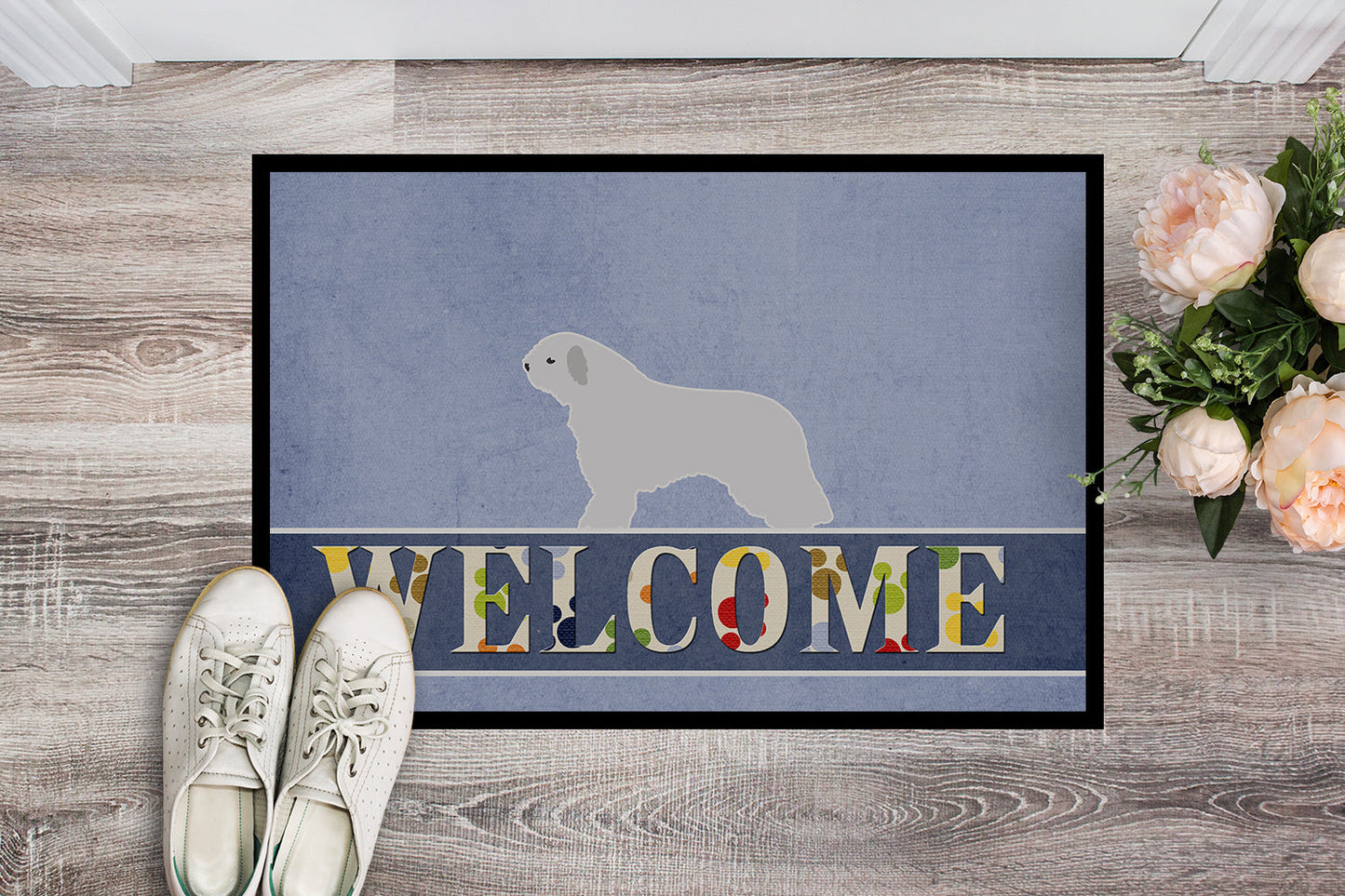 Spanish Water Dog Welcome Indoor or Outdoor Mat 18x27 BB5519MAT by Caroline's Treasures