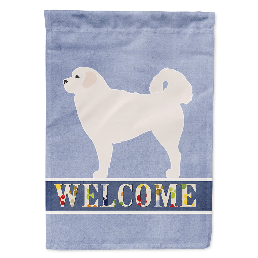 Polish Tatra Sheepdog Welcome Flag Canvas House Size BB5531CHF by Caroline's Treasures