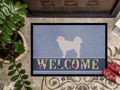 Polish Tatra Sheepdog Welcome Indoor or Outdoor Mat 18x27 BB5531MAT by Caroline's Treasures