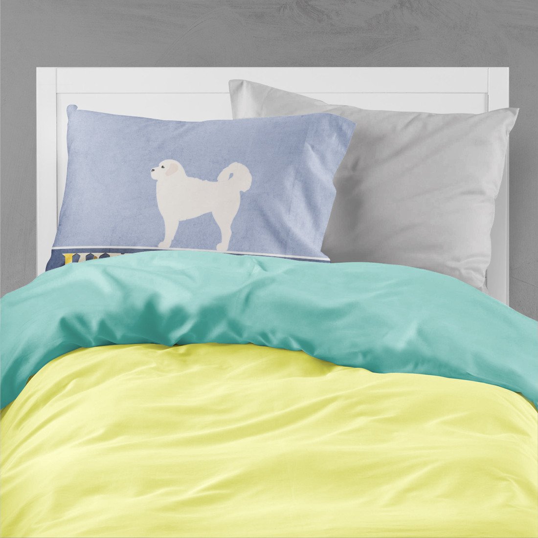 Polish Tatra Sheepdog Welcome Fabric Standard Pillowcase BB5531PILLOWCASE by Caroline's Treasures