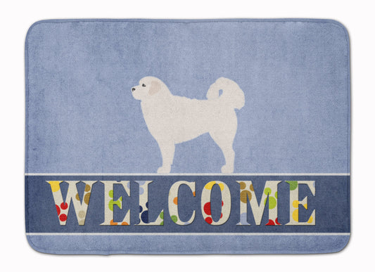 Polish Tatra Sheepdog Welcome Machine Washable Memory Foam Mat BB5531RUG by Caroline's Treasures