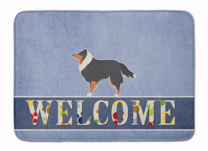 Sheltie/Shetland Sheepdog Welcome Machine Washable Memory Foam Mat BB5534RUG by Caroline's Treasures