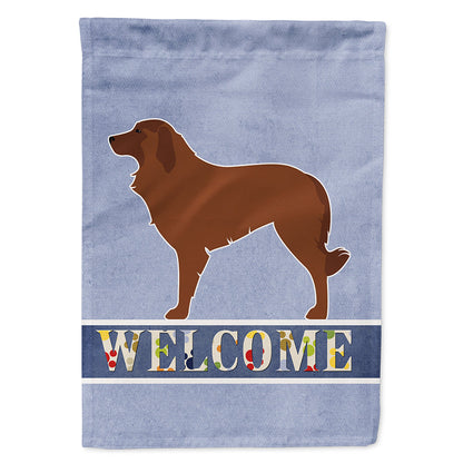 Portuguese Sheepdog Dog Welcome Flag Canvas House Size BB5535CHF by Caroline's Treasures