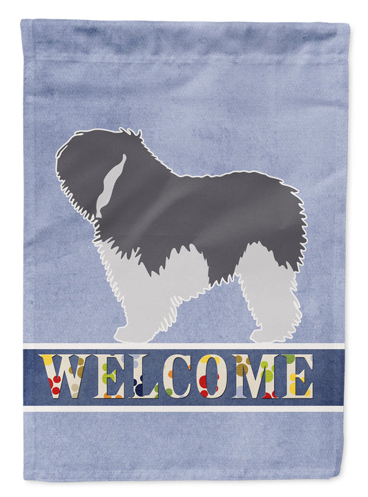 Polish Lowland Sheepdog Dog Welcome Flag Garden Size BB5536GF by Caroline's Treasures