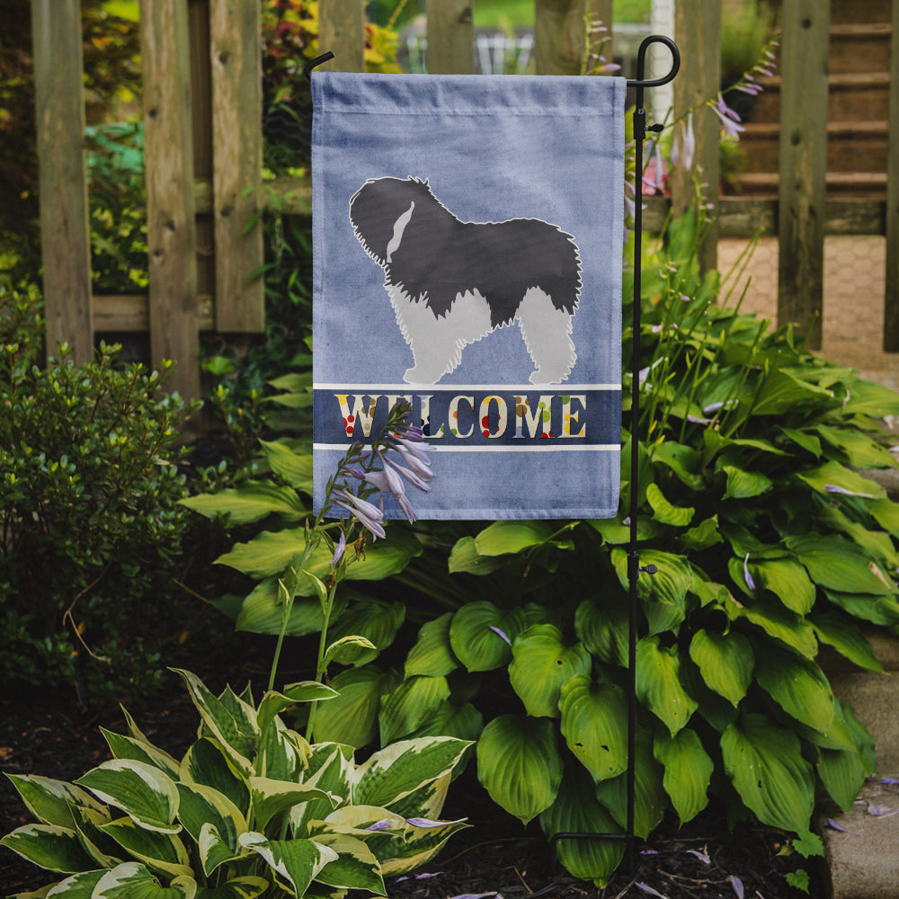 Polish Lowland Sheepdog Dog Welcome Flag Garden Size BB5536GF by Caroline's Treasures