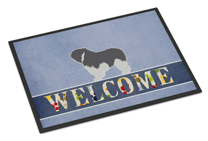 Polish Lowland Sheepdog Dog Welcome Indoor or Outdoor Mat 18x27 BB5536MAT by Caroline's Treasures