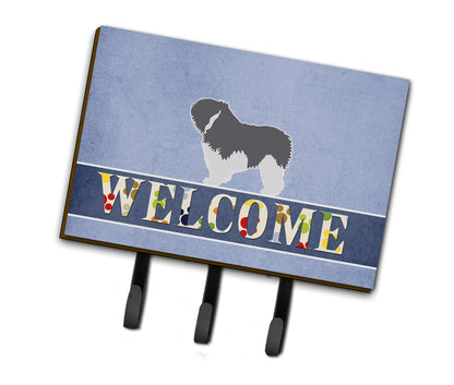 Polish Lowland Sheepdog Dog Welcome Leash or Key Holder BB5536TH68 by Caroline's Treasures