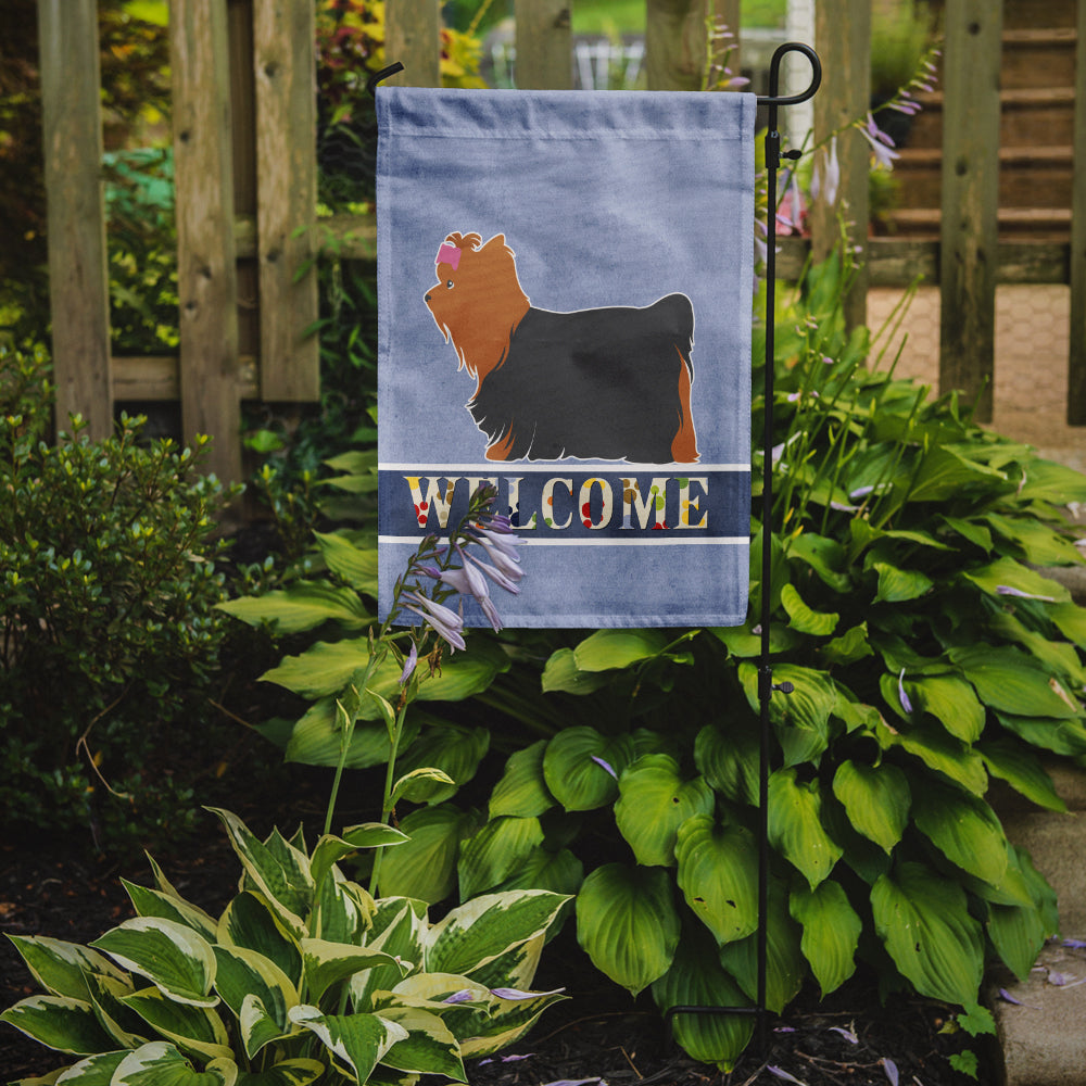 Yorkshire Terrier Yorkie Welcome Flag Garden Size BB5538GF by Caroline's Treasures